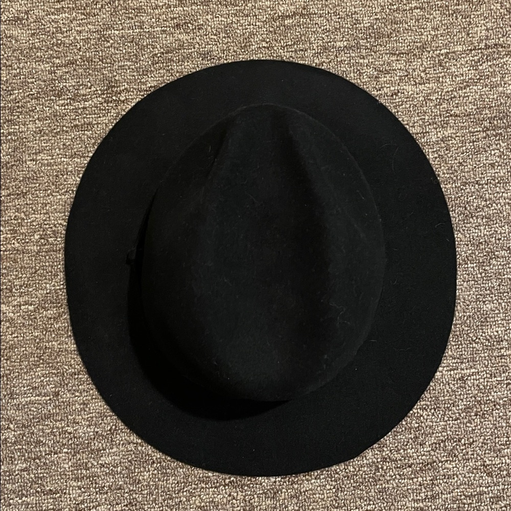 J. Crew Black Wool Hat. Size M/L - Picture 6 of 10